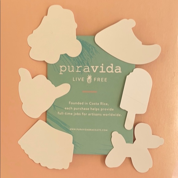 Pura Vida Stickers (6 Pack) - Picture 2 of 5
